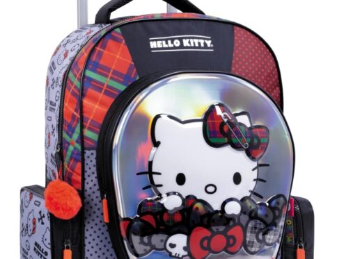 Mochila con carro “hello Kitty”