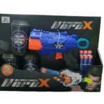 Pistola lanza dardos shoot gun shooting soft bullet