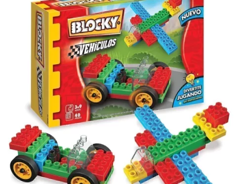 Blocky vehiculos 40 piezas