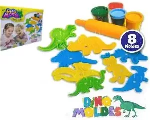 Dino moldes masa
