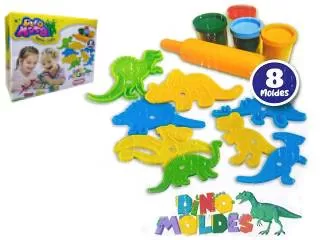 Dino moldes masa