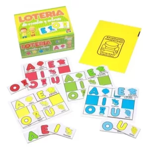 Loteria de vocales y colores BANQUITO ARGENTINO