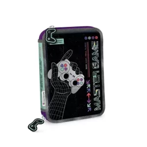 Cartuchera Master Game 2 Pisos Pvc Multiscope Color Unico