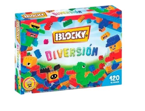 Blocky Diversión Con 120 Bloques 01-0648