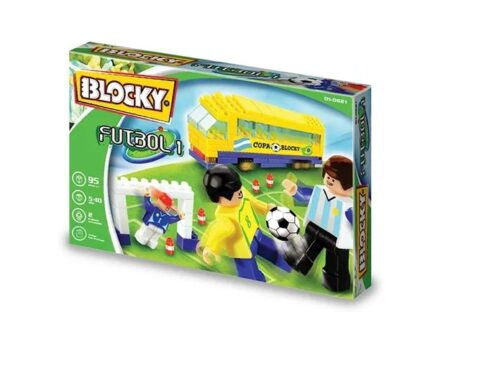 Bloques Para Armar Blocky Futbol Blocky Fútbol 1 100 Piezas En Caja