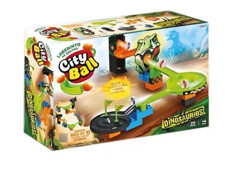 Laberinto De Bolitas City Ball Dinosaurios 20 Pzs Rasti