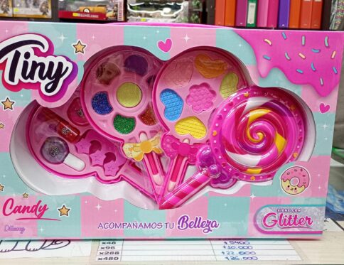Set De Maquillaje Infantil De Tiny Paleta Con Glitter