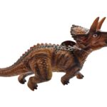 Triceratop dinosaurio de goma soft 40cm
