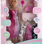 Muñeca Tiny Con 3 Vestidos Y Accesorios Fashion Fantasy