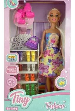 Muñeca Tiny Fantasy Fashion Con Accesorios