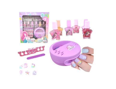 Set De Uñas Para Nena Con Secador Accesorios The Pretty Girl