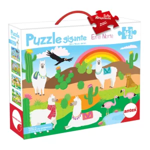Rompezabeza Puzzle 16 Piezas De Antex Selva/granja/mar/norte
