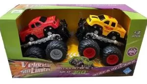 Camioneta Monster Giro 360° Intercambiables Con Fricción