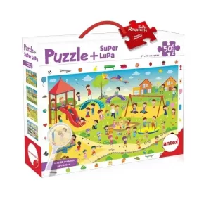 Puzzle Infantil De 50 Piezas Antex Plaza/camp/cumple/aerop.