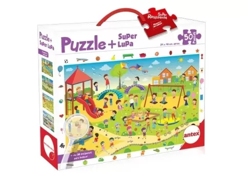 Puzzle Infantil De 50 Piezas Antex Plaza/camp/cumple/aerop.