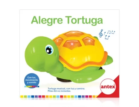 Alegre Tortuga Musical Luz Movimiento Sonido Antex Bebe