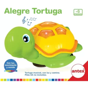 ALEGRE TORTUGA MUSICAL LUZ, MOVIMIENTO, SONIDO ANTEX