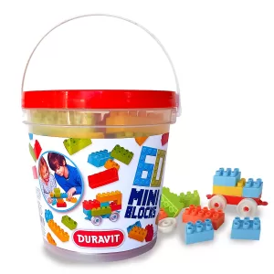 BALDE MINI BLOCKS 60 PIEZAS PARA ARMAR DURAVIT