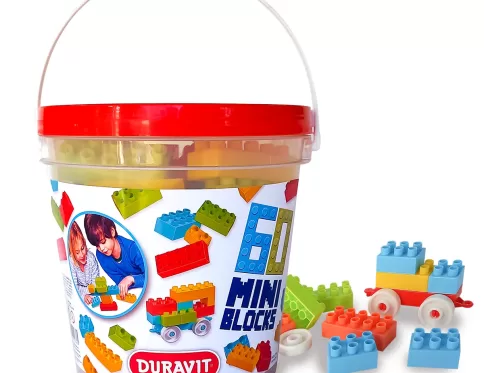BALDE MINI BLOCKS 60 PIEZAS PARA ARMAR DURAVIT