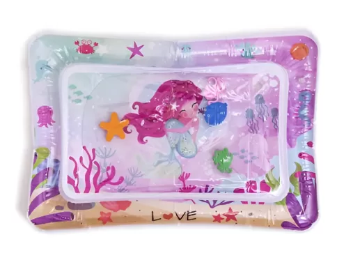 ALFOMBRA SENSORIAL INFLABLE CON AIRE Y AGUA LOVE