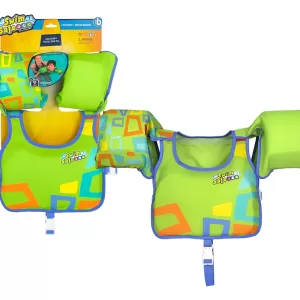 CHALECO DE TELA CON BRACITOS BESTWAY SALVAVIDAS